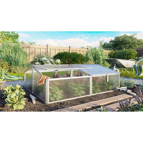 Frühbeet Gaia 2X HKP 4mm B 100 x T 120 x H 39 cm (1/5)