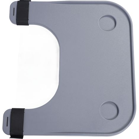 Table de salle à manger pour personnes handicapées, amovible, épaisse, pour fauteuil roulant, grise (1/5)