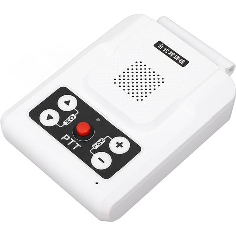Interphone sans fil 5 W, fréquence réglable 80 dB, son blanc clair et puissant, forte pénétration, pour la maison et le bureau, prise américaine. (1/5)