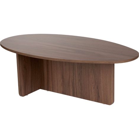 Tavolino con piano ovale L125 cm - ANNA