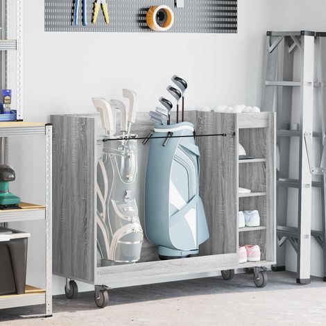 Golf Schrank Mit Rad Uni Graues Sonoma 120 x 45 x 98 cm