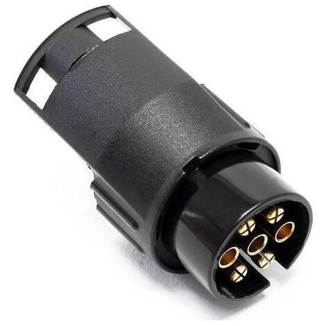 Adaptateur prise remorque 7 vers 13 broches 12 V 50 A pour Feux stop Plaque Immatriculation Clignotant Éclairage Sécurité routière de véhicules (1/5)