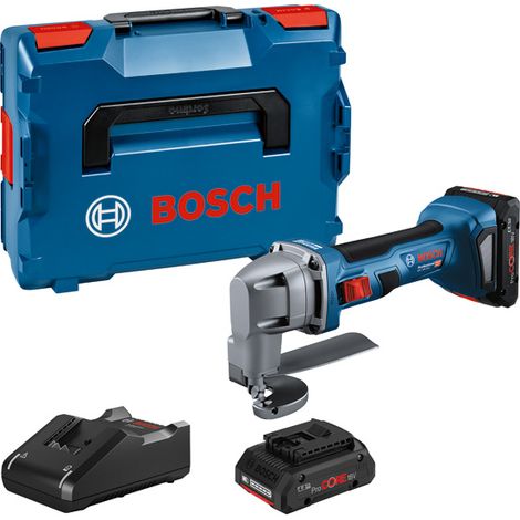 BOSCH NOŻYCE DO BLACHY GSC 18V-16 E 2xPC4,0Ah LB (1/5)