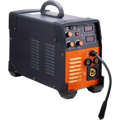 Machine à souder, capacités MIG MMA TIG, vitesse de fil réglable, Rouge Rouillé (1/2)