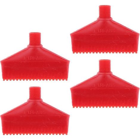 1/4" Thread Size, Flat Wind Jet Air Blowing Nozzle Spray Red 70mm X4 (1/5)