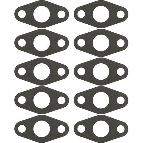 10PCS Turbo Oil Drain Return Gasket, Excellent Sealing Paper, High Toughness for T3 T4 Turbocharger, Effective Heat Dissipation and Clean Working Environment, Material (1/5)