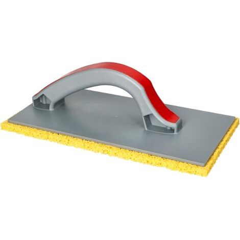Planche à râper en plastique 280 x 140 mm x mm pour joints avec caoutchouc éponge Kolor Planche de stuc (9 mm, jaune)-NANOTEH (1/5)