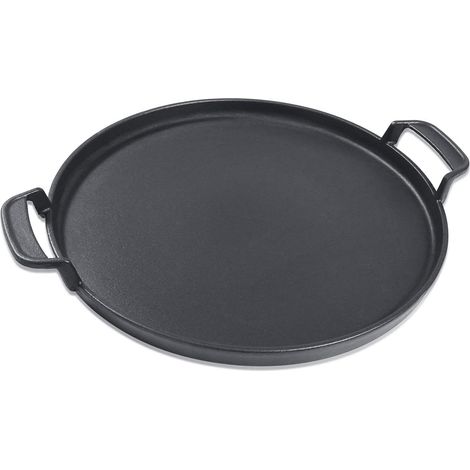 30cm Ronde Plaque de Cuisson pour Grils à Charbon Weber 57 cm, Weber Gourmet BBQ System, Weber One-Touch, Fonte Plaque à Grillades pièce de Rechange (1/5)