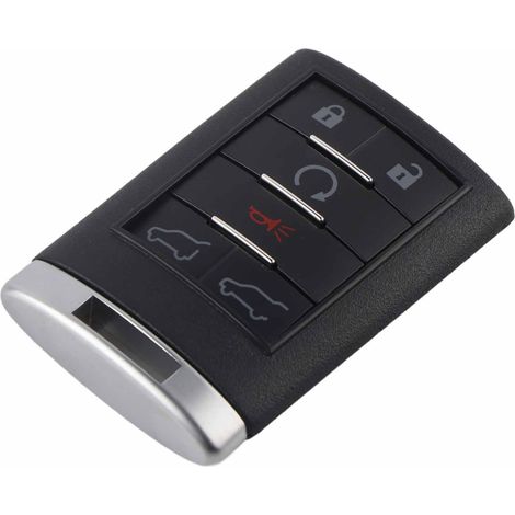 Boîtier de télécommande sans clé 6 boutons pour Cadillac Escalade, coque de remplacement intelligente (1/5)