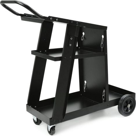 CARRELLO PER SALDATURA MOBILE TRASPORTO SALDATRICE 3 RIPIANI PORTA BOMBOLA GEKO