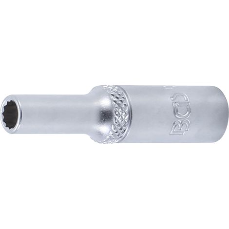 Llave de vaso 12 caras, larga  entrada 6,3 mm (1/4")  5 mm