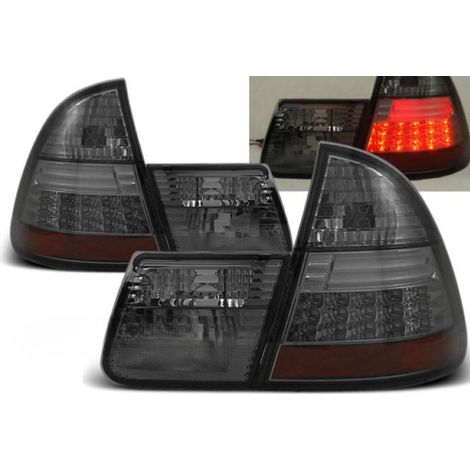 Paire de feux arriere BMW serie 3 E46 break de 1999 a 2005 LED fume