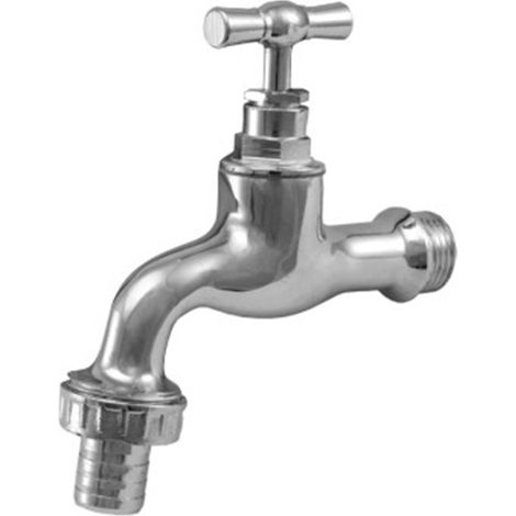 Grifo jardín pulido cromo - 1/2" - 3/4"