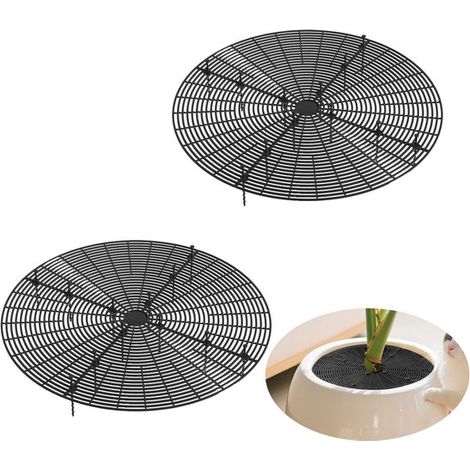 Cache-pots (2 pièces) Protection du sol Support pour plantes Cache-pot Protection des plantes Résistant aux chats, écologique, non toxique, sans danger pour les enfants et les plantes (1/5)