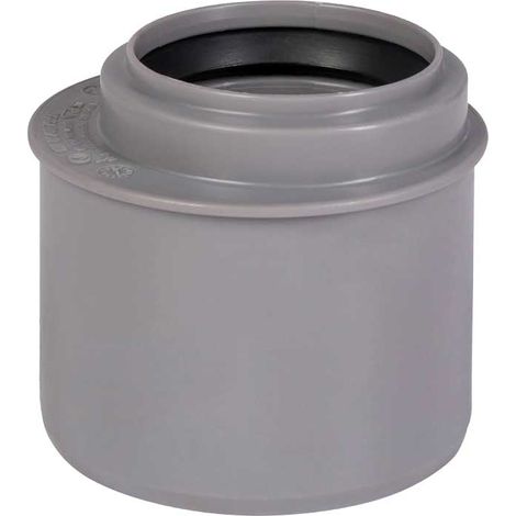 "RIDUZIONE A TAMPONE ECCENTRICA A INNESTO """"BAMPLAST"""" F.Ø75 x M.Ø110 - L.90 mm"