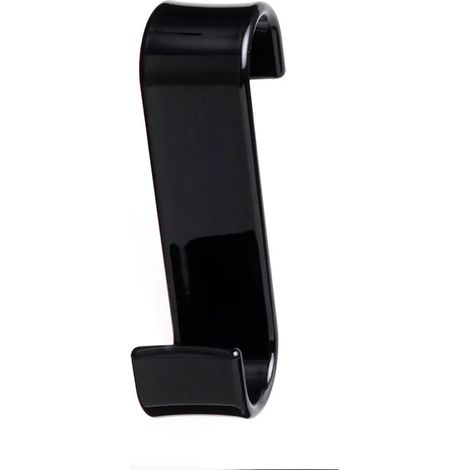 Appendino singolo per termoarredo nero Gedy serie Merlino in resina (1/4)