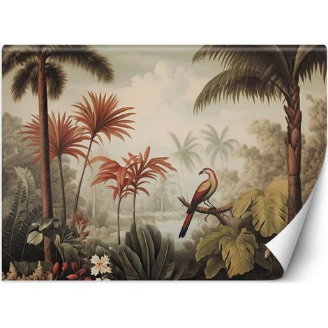 Fototapete Tropischer Vogel im Dschungel 150x105 cm (1/5)