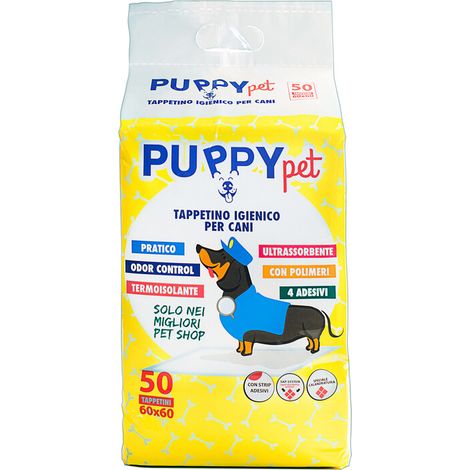TAPPETINO PUPPY PET MONOUSO CM.60X60 PZ.50