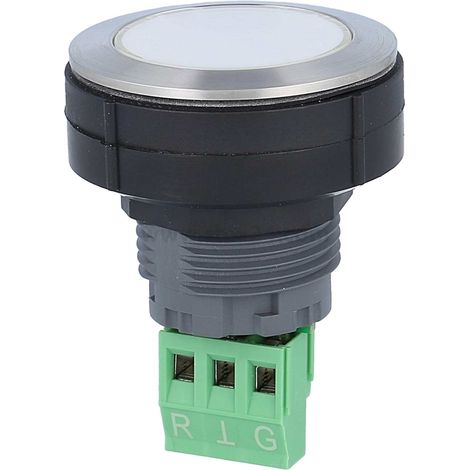 Georg Schlegel LED-Meldeleuchte 2-farbig, für 230V beleuchtbar, rund, KOMBITAST-R-JUWEL Schraubanschluss, Querschnitt 1mm² - 1 Stück (1/2)