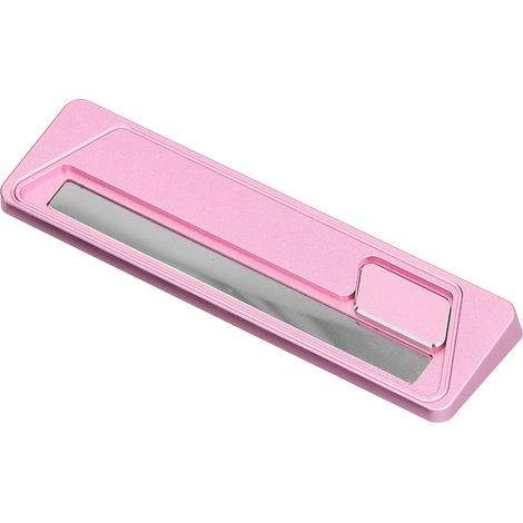 Plaque de stationnement temporaire en alliage d'aluminium avec numéro de téléphone - Accessoires pour parkings - Rose (1/5)