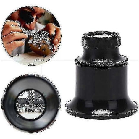 Loupe d'horloger 20x, loupe d'inspection de bijoux, loupe pour timbres - XC (1/5)