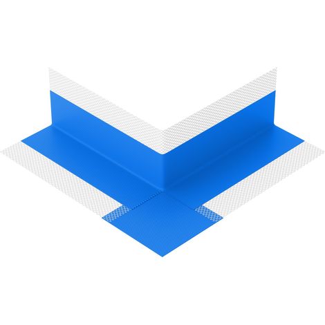 IsolBau Guarnizione Angolare P2 Esterno Blu Aussenecke 1 pz. (1/5)