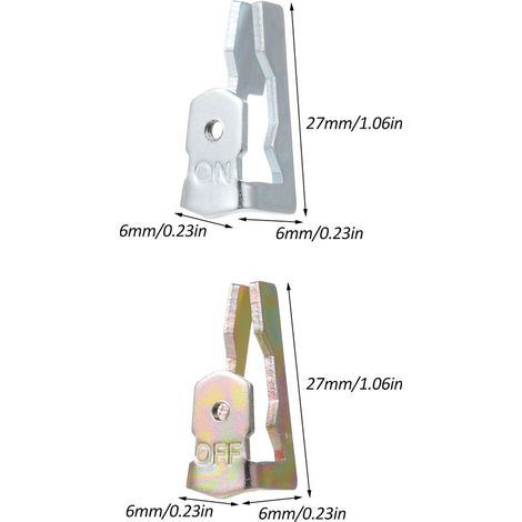 Kit de remplacement pour interrupteur horaire compatible avec Intermatic 156T1978A pour les minuteries de la série T100, minuterie de piscine à installation facile, pièces à clipser (5 vis marche/arrê (1/5)