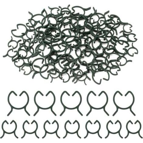 200 Pièces Clips de Support pour Plantes,Attache en Plastique Clips Plante,Clips de Fixation Plantes Grimpantes,Clips de Jardin,pour Fruit,Légume，Tomates-M＋L