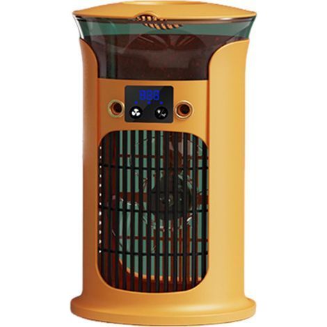 Mini-tragbare USB-Klimaanlage, Ventilator mit Wassertank (Gelb) (1/5)