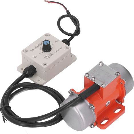 Moteur vibrant électrique à force d'excitation réglable, moteur vibrant CC sans balais avec variateur de vitesse, 30 W, 4 000 tr/min, 24 V CC, 1,6 A (1/5)