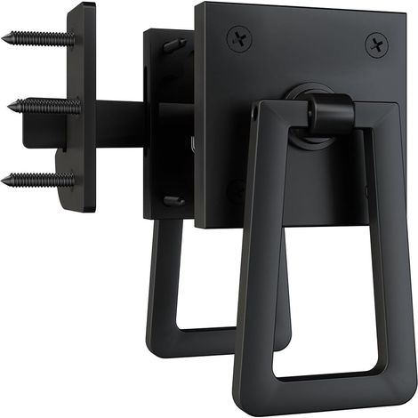 Filiyano-Cadenas double face pour portail, cadenas robuste pour portail, cadenas noir pour clôture extérieure, portail de piscine, portail de jardin (1/5)