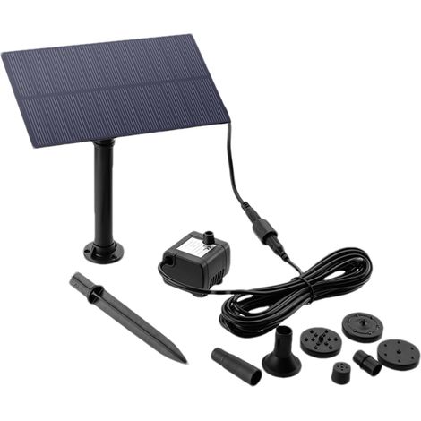 Wasserbrunnenpumpe Solar Vogelbad Brunnenpumpe Quadratische