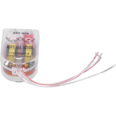12V Autoradio-Konverter Lautsprecherimpedanzadapter auf RCA-Line-Verstärker Niedrigpegel-Auto-Stereo-Audio (1/5)