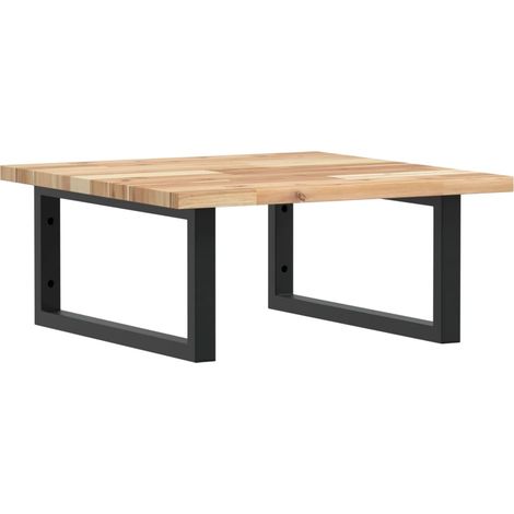 Maison Exclusive - Waschbeckenregal Wandmontage Stahl und Akazien