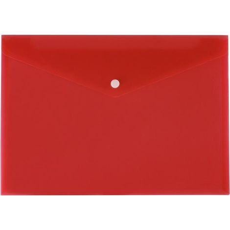 A4-Briefumschlagmappe, roter Satin
