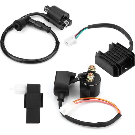 CDI-Zündspule + Regler/Gleichrichter + Magnetventil für 150ccm 250ccm Quad Pit Bike Motocross ATV Buggy (1/5)