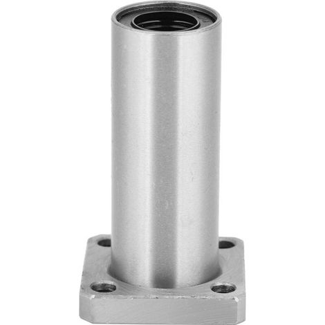 Douille de guidage linéaire LMK10LUU en acier inoxydable, bride carrée longue pour mouvement précis
