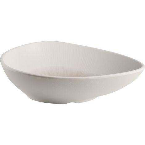 Bol 85518 BLUSH, mélamine, 23 x 18 cm, hauteur 5 cm, blanc/beige (1/5)