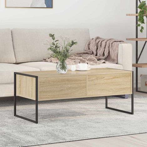 vidaXL  Coffee Table  Sonoma 100 x 46 x 40 cm Engineered Wood