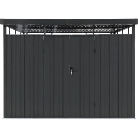 Tepro Metallgerätehaus Premium Shed 8x10 inkl. Regenrinne 300 x 180 cm Gartenhaus (1/3)
