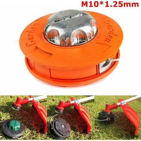 Universal Brushcutter Trimmer Line Spool M10 x 1.25 Left-Hand Thread Replacement Parts for Edge Trimmer (M10 x 1.25) (1/5)