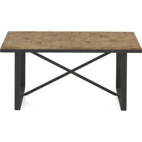 Table basse en bois avec blocs (1/5)