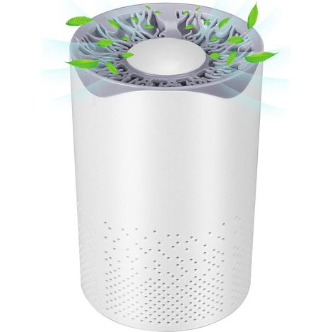 Purificateur d'air avec filtre HEPA Purificateur d'air silencieux portable 35dB avec câble USB Purificateur d'air 1M Purificateur d'air pour les voyages en voiture au bureau à domicile