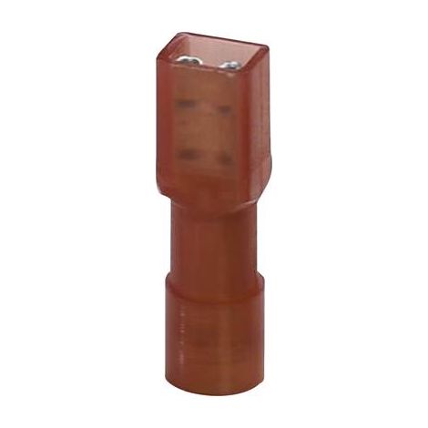 Cosse clip 6.3 mm x 0.8 mm Phoenix Contact C-SCFFI 1,5/6,3X0,8 3240538 180 ° entièrement isolé rouge 50 pc(s) (1/2)