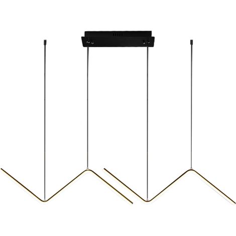 Suspension LED Verte noire milagro ML1179 (1/5)