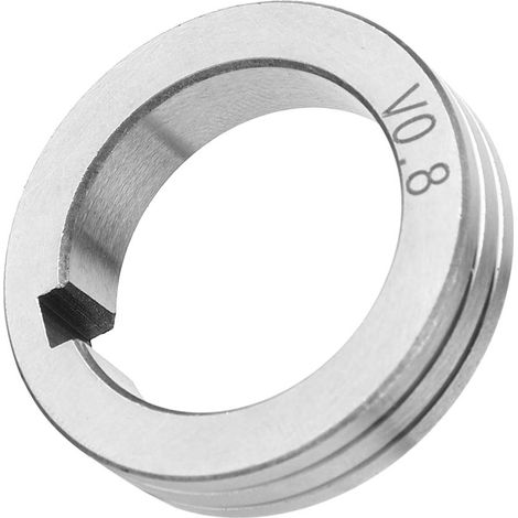 35 mm / 1,38 Zoll Edelstahl-Drahtvorschubrolle 0,8/1,0/1,2 Schweißdraht-Vorschubführungsrad (0,8 (1/5)