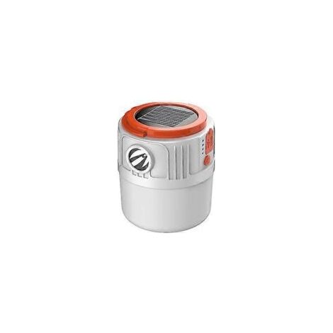 Crezuo LED-Solar-Campingleuchten für den Außenbereich mit Fernbedienung und USB-Ladefunktion