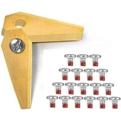Lot de 18 lames de rechange en titane pour Bosch Indego 800, 1000, 1200, 350, 400 et 450, y compris Connect (1/5)