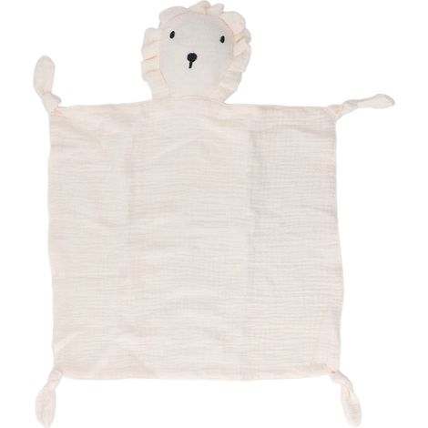 Couverture de sécurité pour bébé, douce et lavable en machine, en peluche de coton, jouet câlin pour tout-petits garçons et filles. (1/5)