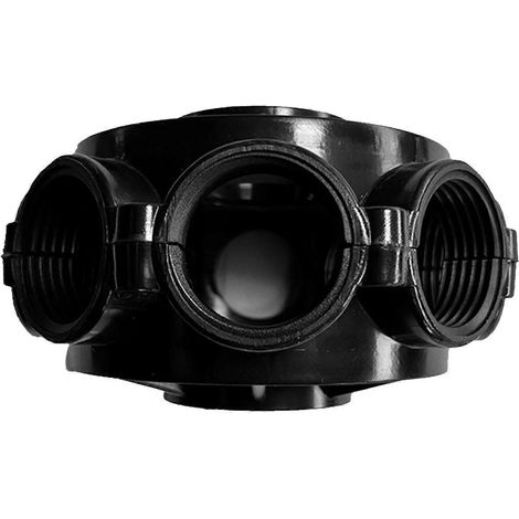 Partie latérale noire pour filtre à sable, remplacement direct du filtre de piscine pour intérieur et extérieur (1/4)